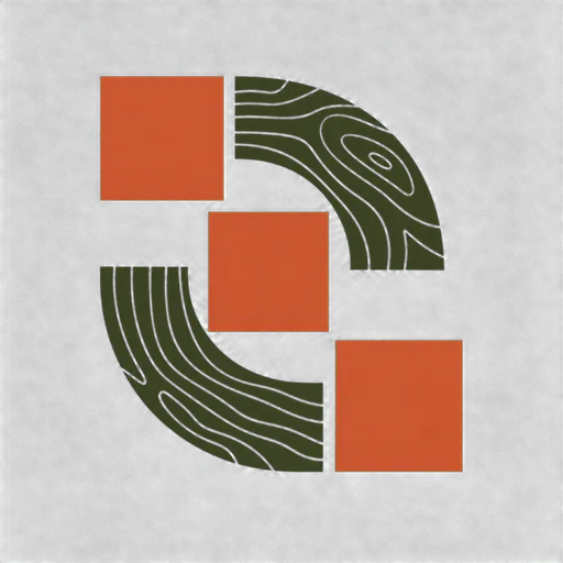 Roseville Surface Co. abstract tile-and-grain mark